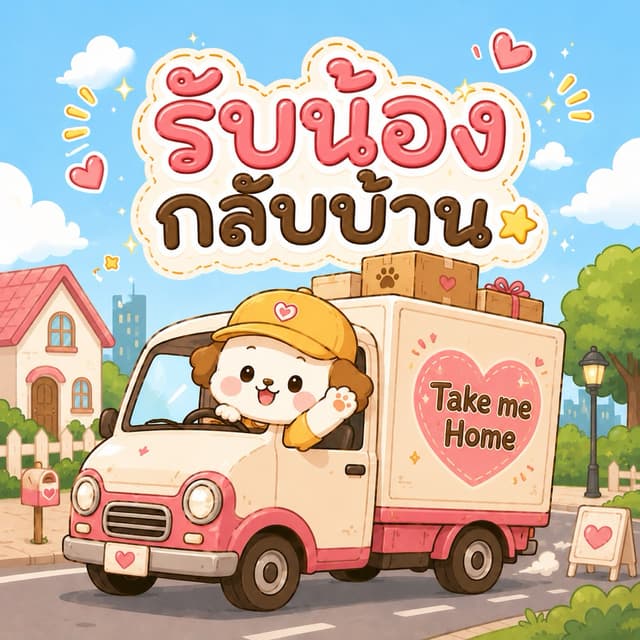 🚚 รับน้องกลับบ้านกันน้า 📦