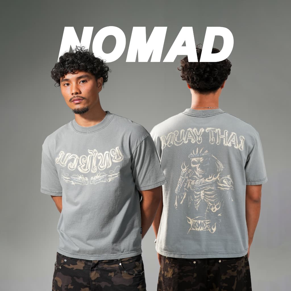 NEW " NOMAD VINTAGE THAILAND "ลายมวยไทยV2