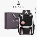 FOXER 16L กระเป๋านักเรียนความจุขนาดใหญ่ กระเป๋าเป้กันน้ําและทนทาน กระเป๋าเป้สะพายหลังเดินป่า