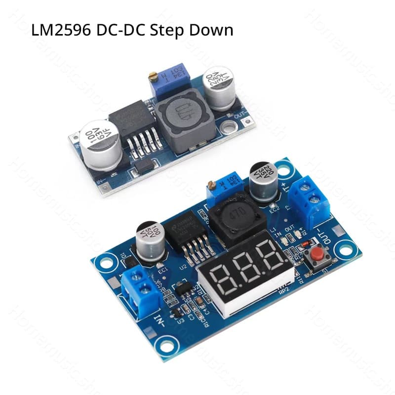 LM2596 LM2596HVS DC-DC Step Down Module โมดูลลดแรงดัน บอร์ดปรับแรงดันไฟ Adjustable Buck Converter…