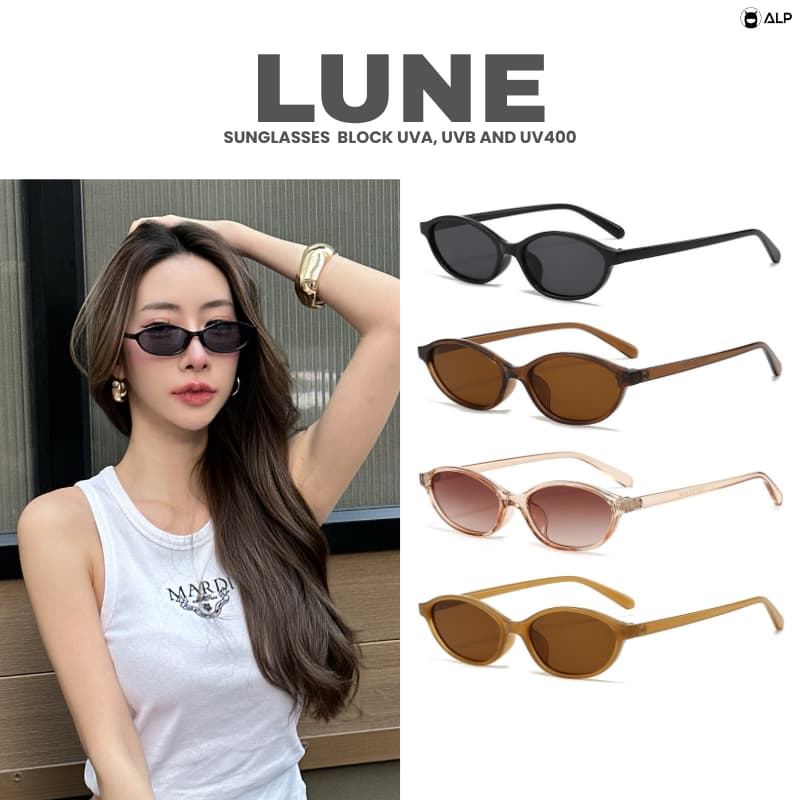 ALP Lune แว่นกันแดด ทรงตาแมว กรองแสงสีฟ้า ป้องกันรังสีUV400 Sunglasses แว่นเกาหลี ALP-SN0109 รูปที่ 1