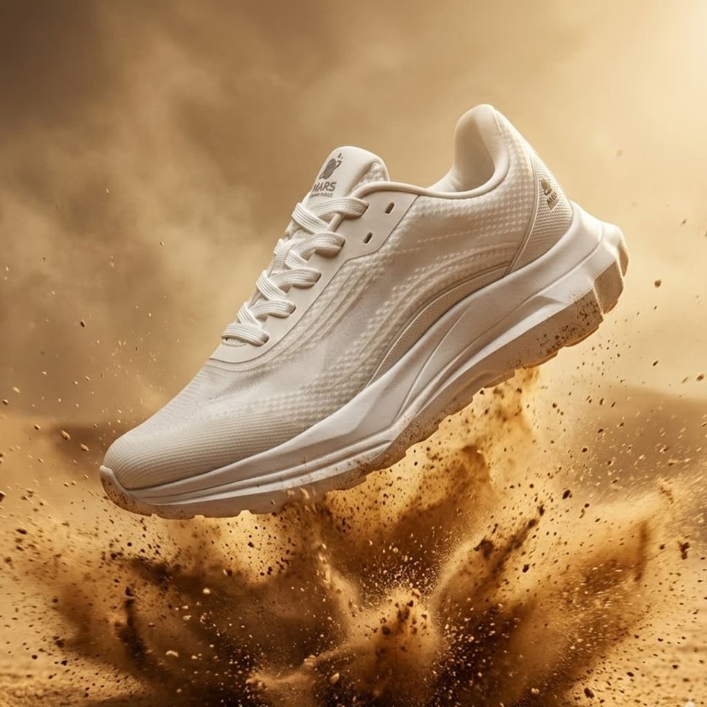New!!️ รุ่น Mars running Shoes / White รองเท้าวิ่ง รองเท้าผ้าใบ เบา นุ่ม สบาย by Srichaigroup