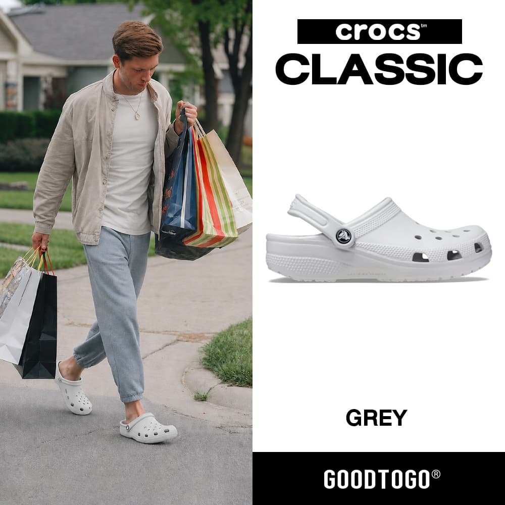 Crocs Classic Clog รองเท้าแตะ รองเท้าลําลองผู้ใหญ่ รหัสสินค้า 10001-1FT