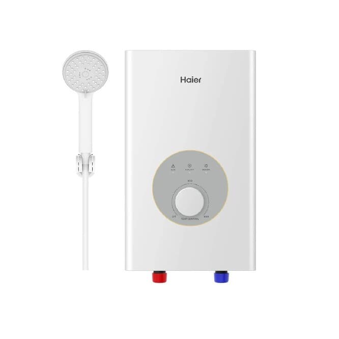 เครื่องทําน้ําอุ่น Haier รุ่น EI45M-F1W กําลังไฟ 4500 วัตต์ ใช้งานสะดวกและปลอดภัย