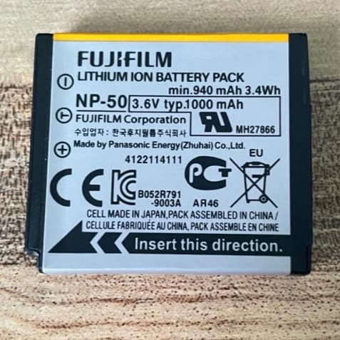 ►☸Fuji F50fd F750 F775 F900 XF1 X10 X20 กล้องดิจิตอล NP-50 แบต+ที่ชาร์จ