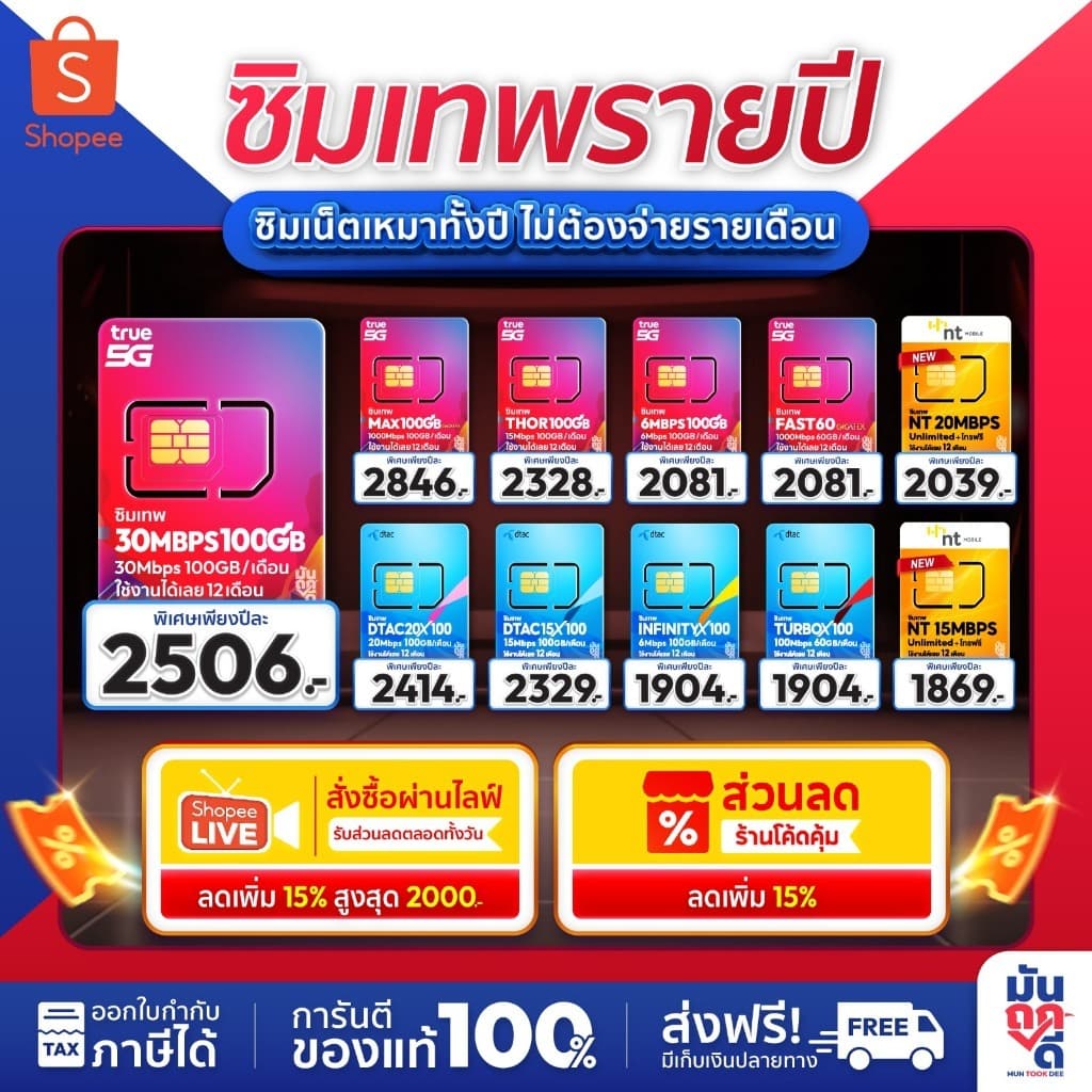 ซิมเทพ ซิมเน็ต ซิมทรู ดีแทค ซิมเน็ต ซิมเทพดีแทค ซิมเทพธอร์ Simรายปี ซิมใส่เราเตอร์…