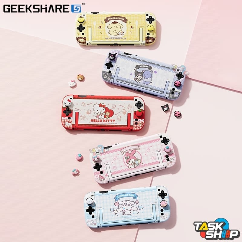 ส่งทันที ️GeekSharexSanrio Switch 2 Protective Case เคสกันรอย คุณภาพสูง ลายการ์ตูน Sanrio