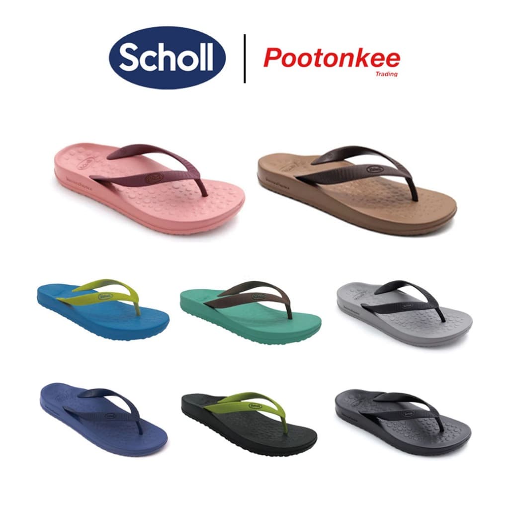 Scholl รองเท้าแตะหูคีบสกอลล์-สเปรคตรัม รุ่น Spectrum ด้วยเทคโนโลยี สําหรับผุ้มีภาวะเท้าแบน
