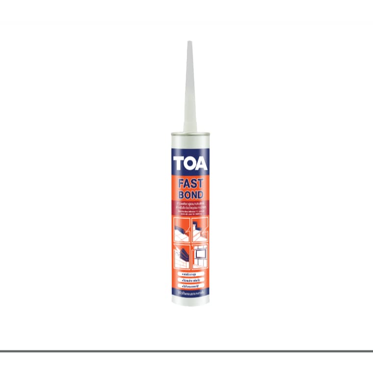 TOA FAST BOND(ถูกที่สุด) กาวพลังตะปู กาวตะปู ของแท้100% lot ใหม่ผลิตล่าสุดใหม่มากๆ เท่าที่มี ปืนยิงซิลิโคน