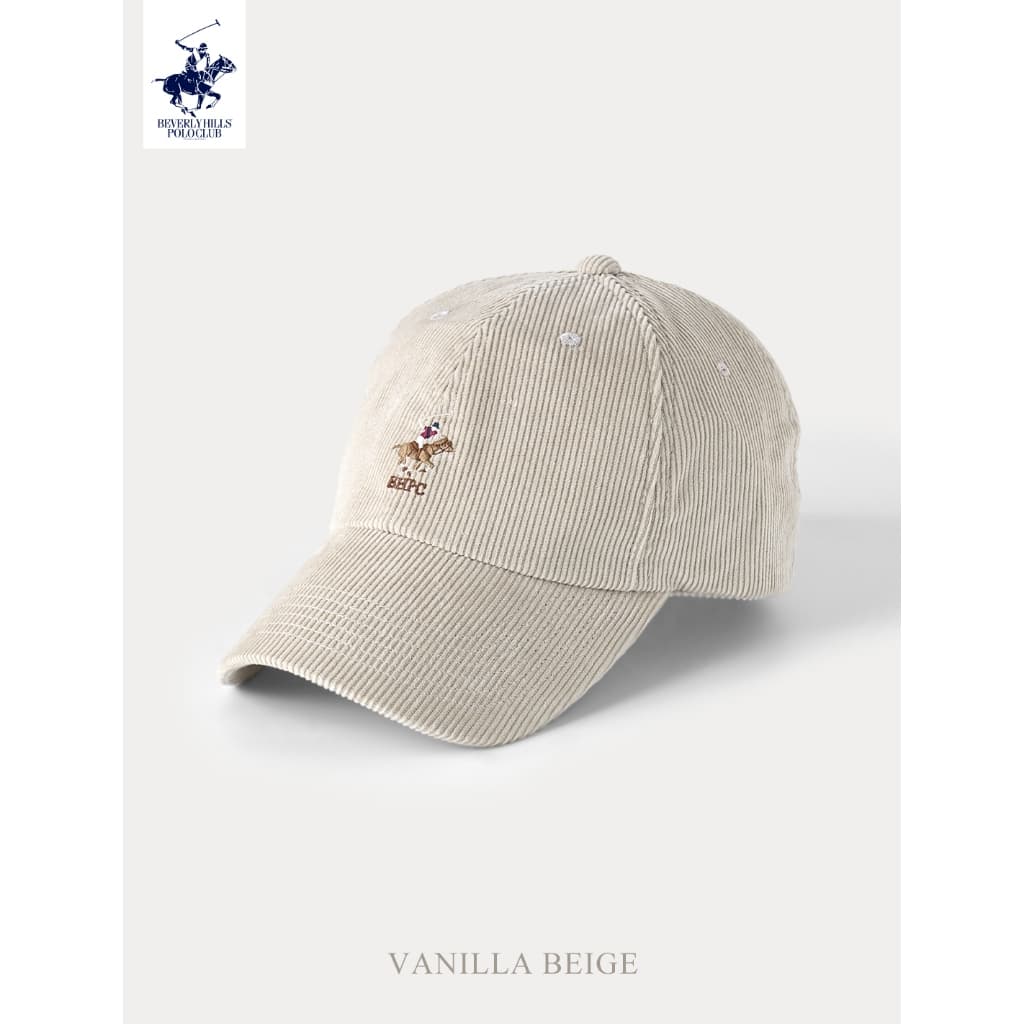 BEVERLY HILLS POLO CLUB หมวกแก๊ป ผ้าลูกฟูก รุ่น BA8C002