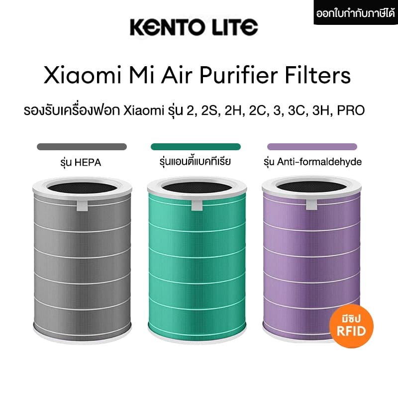 Xiaomi Smart Air Purifier Filter(Global Version)ไส้กรองเครื่องฟอกอากาศ สําหรับ Xiaomi Air Purifier 2, 2H, 2S,…