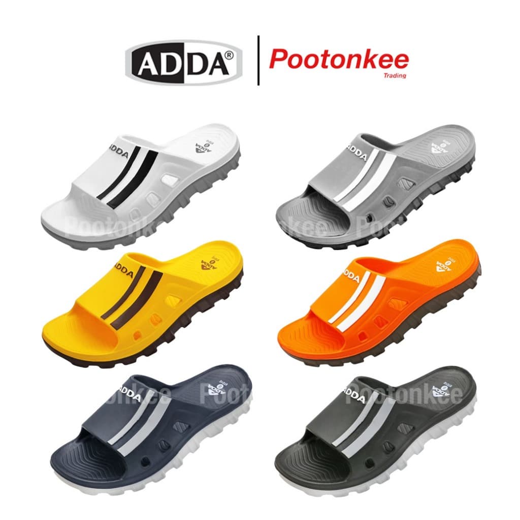 ADDA รุ่น 5TD12-M1 รองเท้าแตะ รองเท้าแตะแบบสวม ไซส์ 7-10 ของเเท้ พร้อมส่ง