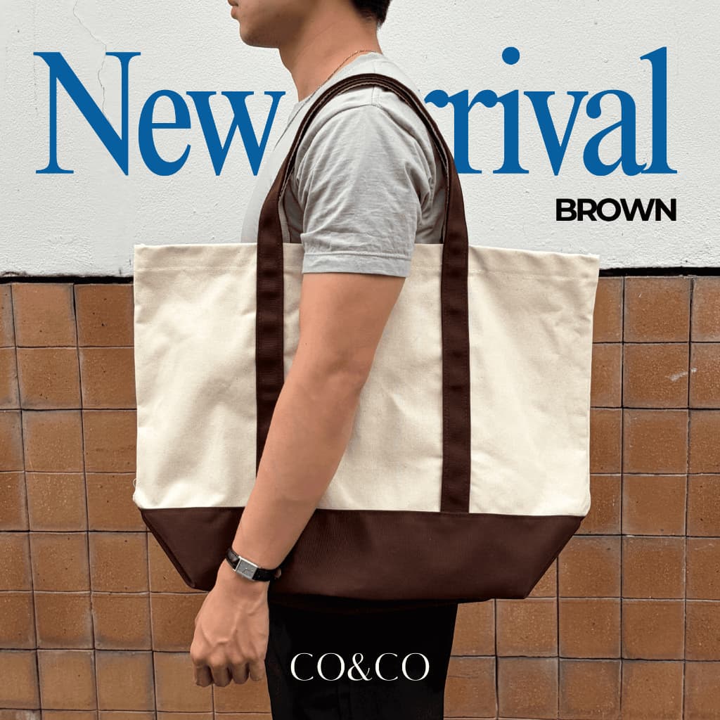 กระเป๋าผ้า CO&CO The Classic ( Travel Bag ) ผ้าแคนวาส 16oz