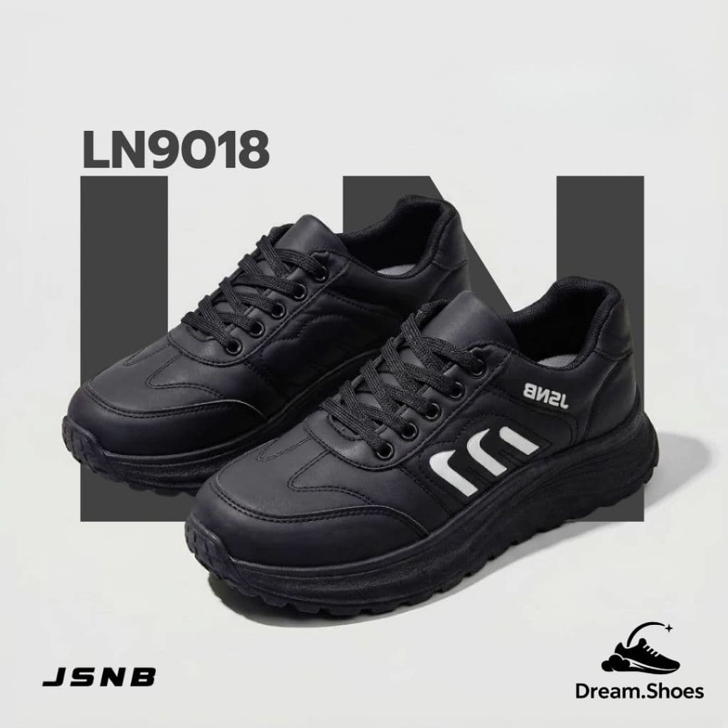 JSNB รองเท้าผ้าใบเสริมส้น รองเท้า Chunky ผู้หญิง ทรงสปอร์ตเกาหลี น้ําหนักเบา ใส่สบาย [LN9018]
