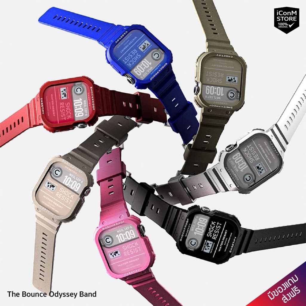 CASETiFY - The Bounce Odyssey สายนาฬิกาสําหรับ Apple Watch Ultra 3-1, 11-4, SE 3-1 Series