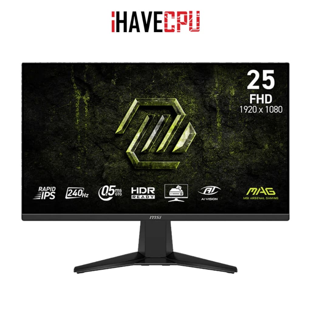 จอมอนิเตอร์ (monitor) iHAVECPU MSI MAG 255F X24 - 24.5 RAPID IPS FHD 240Hz รูปที่ 1