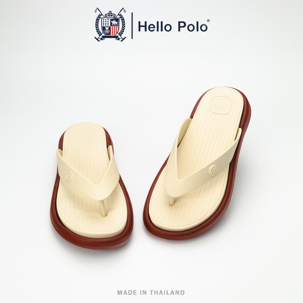 Hello Polo รองเท้าแตะผู้หญิง รองเท้าเปิดส้น รองเท้าแตะคีบ อ่อนนุ่ม เบาสบาย กันลื่นและทนทาน วัสดุEVA… รูปที่ 1