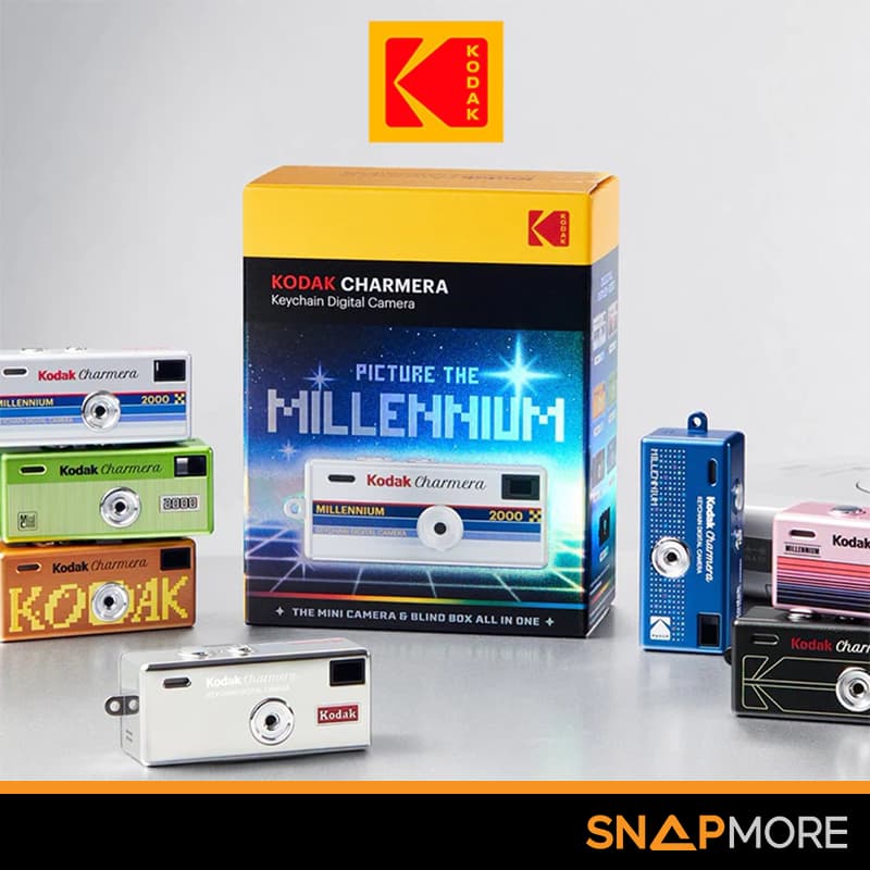 KODAK Charmera MILLENNIUM 2000 Keychain Digital Camera Blind Box กล่องสุ่มกล้องดิจิตอล ประกันศูนย์ Kodak