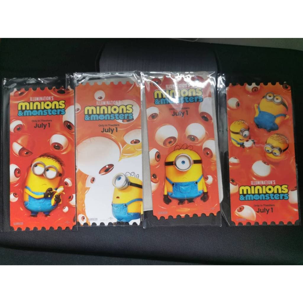 Minions & Monsters มินเนี่ยน & มอนสเตอร์ SF COLLECTTIBLE TICKET สําหรับนักสะสม