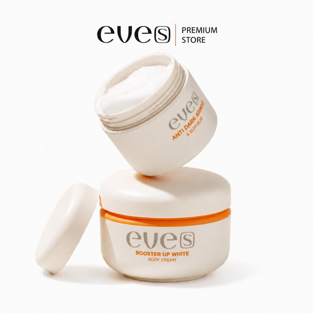 EVES อีฟส์ เซตคู่หูผิวกายขาว กระจ่างใส อีฟส์ บํารุง ผิวกาย รักแร้ บูสเตอร์ส้ม ลดรอยหมองคล้ํา รักแร้ดํา
