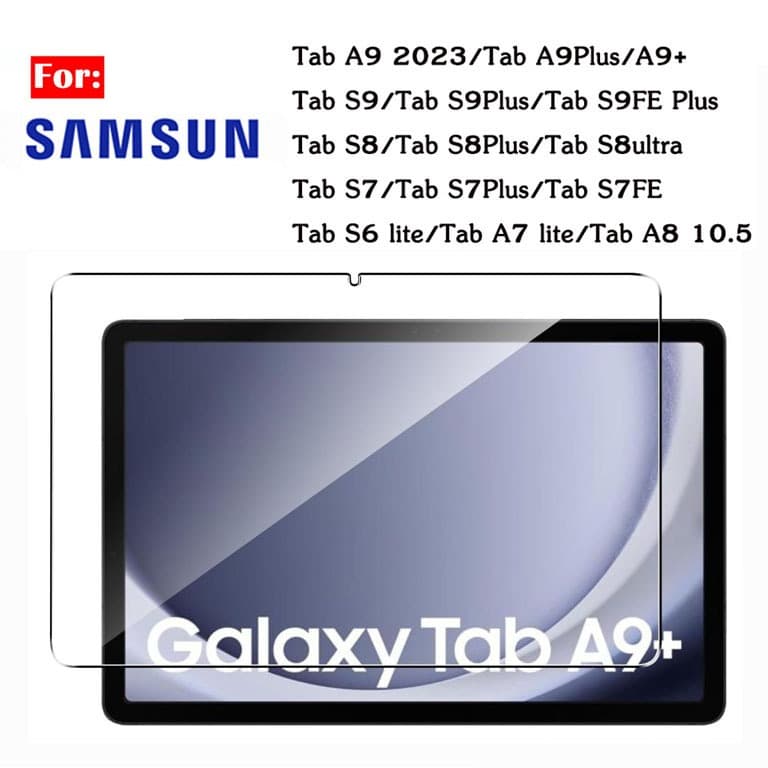 ฟิล์มกระจก แบบใส สําหรับ Samsung Galaxy Tab A11 A11Plus S7 S8 S9 S10 S11 FE Plus A9 Plus A9Plus S6lite A7lite…