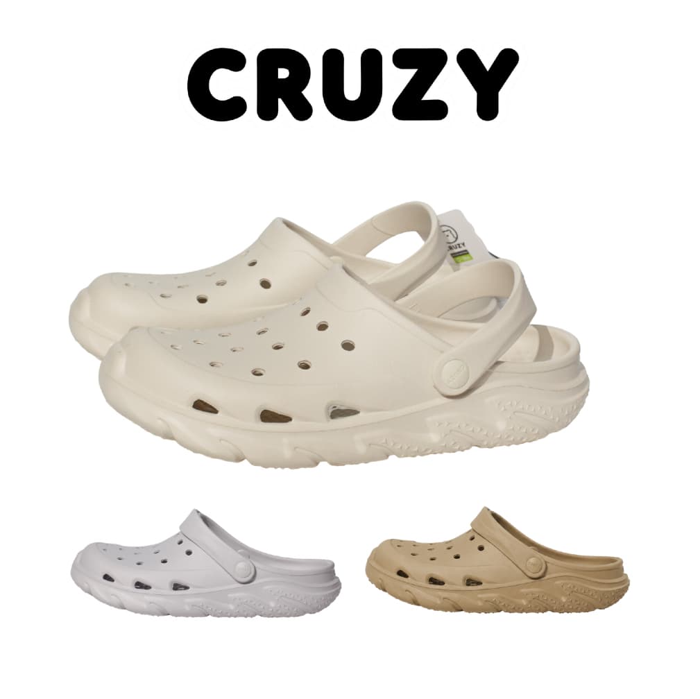 CRUZY DECO รองเท้าสายรัดหลัง(แถมตัวติด)