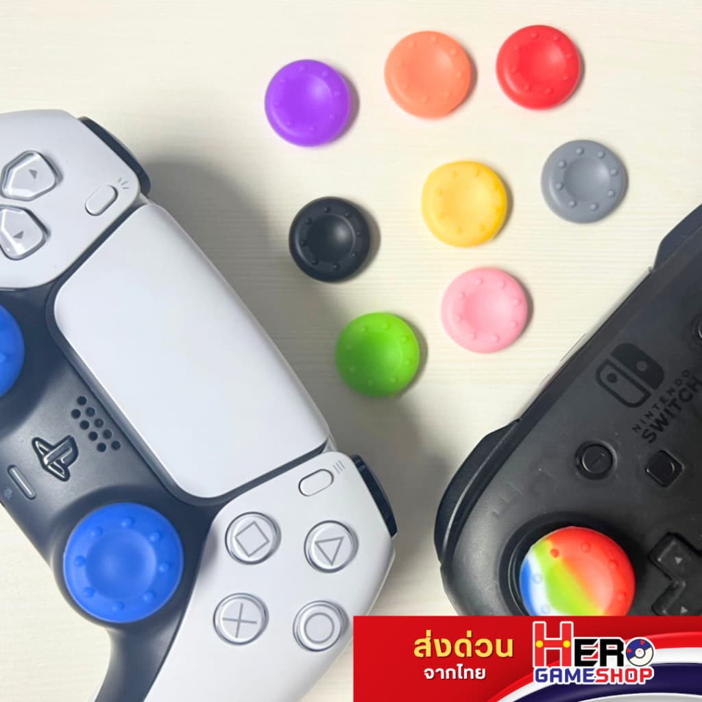 จุก ซิลิโคน อนาล็อก (ชิ้นละ6บาท) จอย PS5​ / PS4 /Joy PRO Nintendo Switch / Switch 2 🇹🇭พร้อมส่งในไทย🇹🇭…