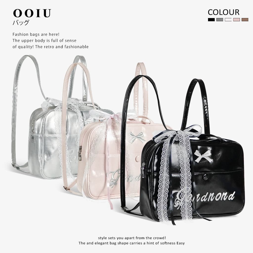 OOIU bag New Princess Judy Bag กระเป๋าใส่ iPad กระเป๋าสะพายไหล่ กระเป๋าเป้สะพายหลัง OOIU