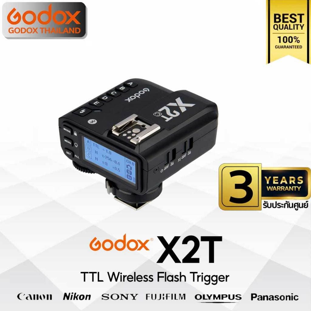 Godox Trigger X2T , TTL Wireless Flash Trigger 2.4GHz / Godox Thailand