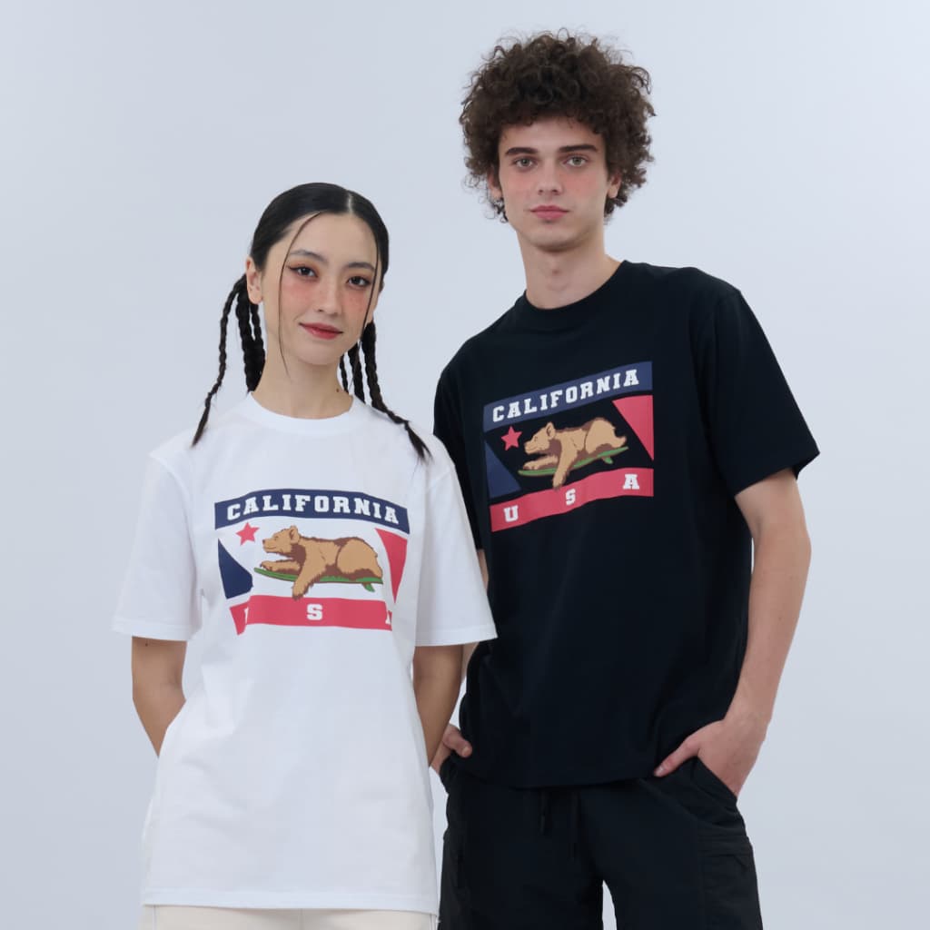 BODY GLOVE SC Essential Soccer Tee เสื้อยืดแขนสั้น สีขาว-ดํา