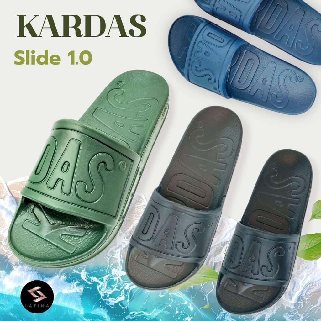 KARDAS รองเท้าแตะ แบบสวม รุ่น Slide 1.0 by Rubber Soul เบอร์ 5- 13 รูปที่ 1