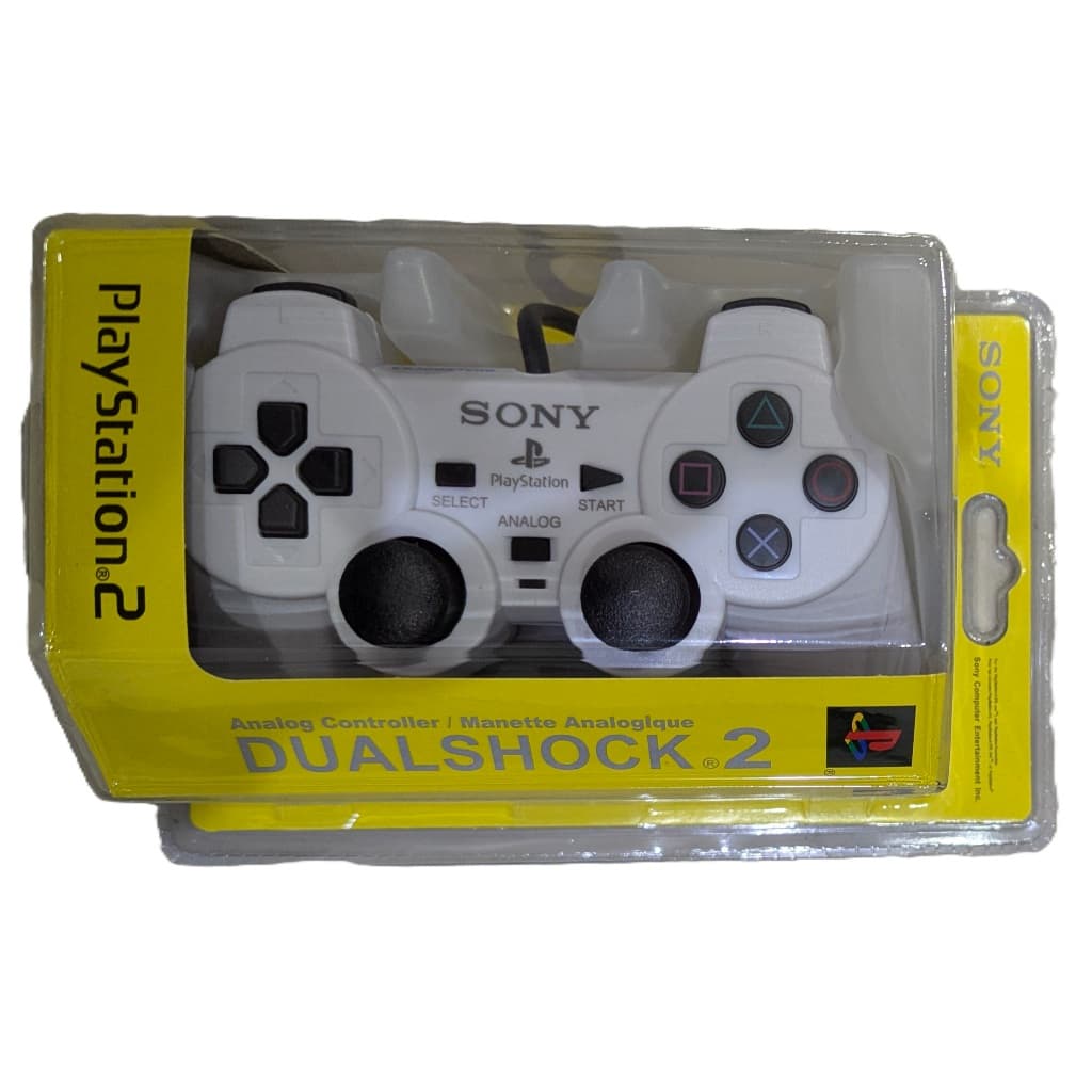 จอย​ PS2 *WHITE* จ​อย​playstation​2 สินค้า​คุณภาพ(1:1) จอยเกมPS2 Playstation 2 จอยเกมส์PS2
