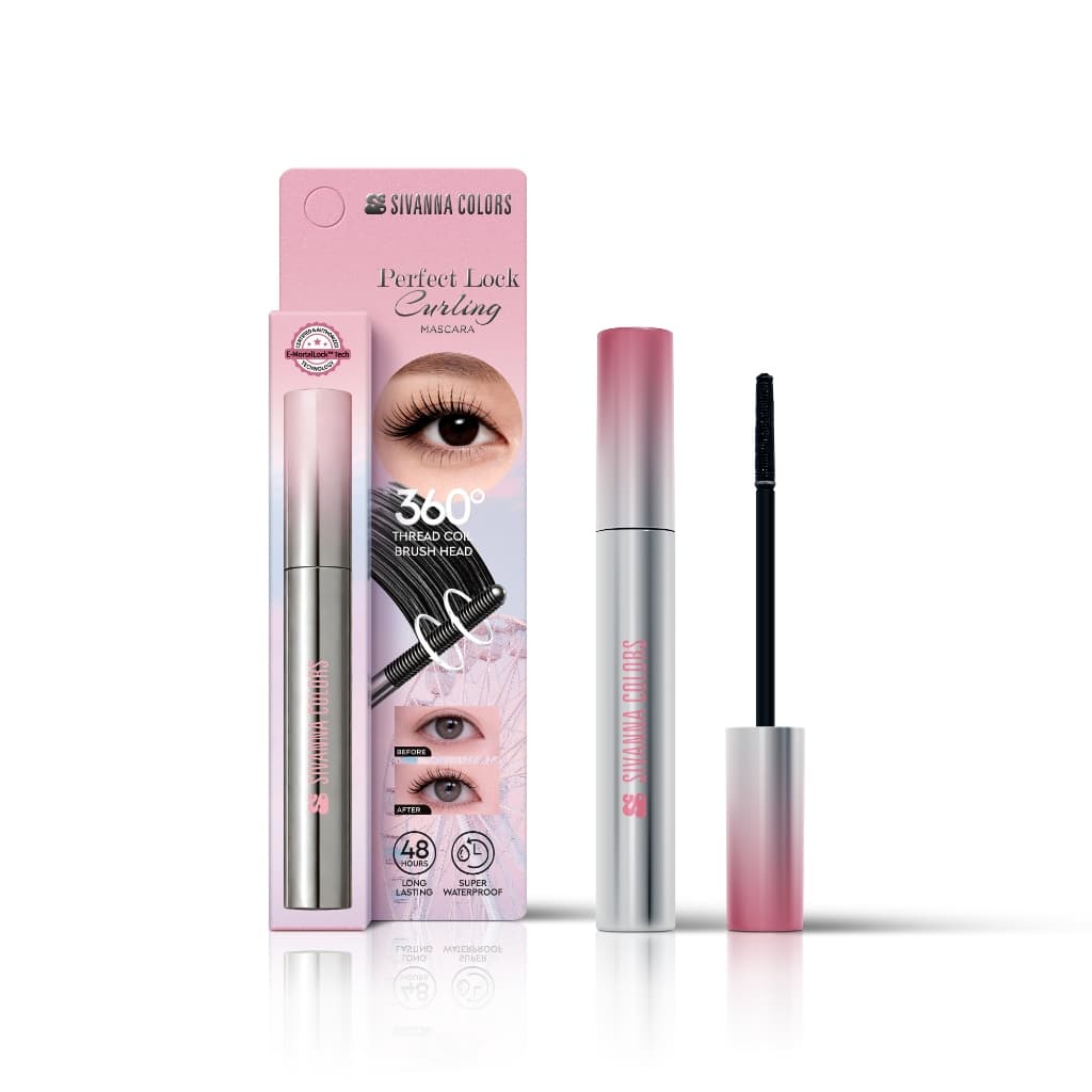 Sivanna Colors Perfect Look Curling Mascara : HF247 มาสคาร่ากันน้ํา กันเหงื่อ ไม่แพนด้า…