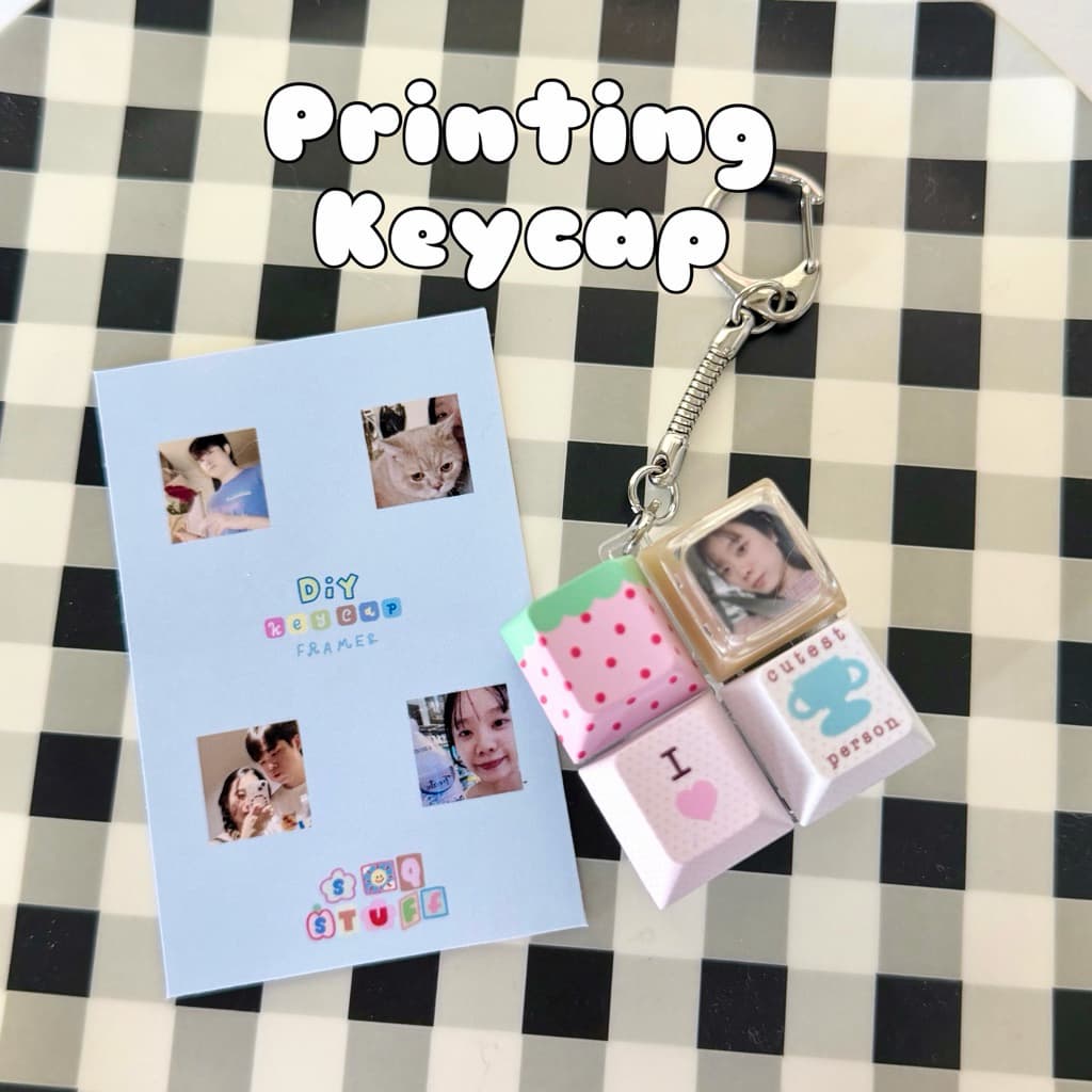 บริการปริ้นรูปสําหรับคีย์แคป(ได้แค่รูป)💕ส่งภาพทั้งหมด4ภาพในแชท