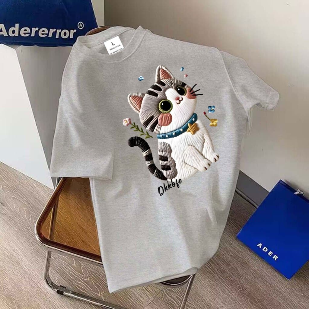 .BK-1517-SHORT เสื้อยืดแขนสั้น ผ้านิ่มๆนุ่มใส่สบาย ใส่ได้ทั้ง ญ/ช ลายมาใหม่ฮิตมาก รูปที่ 1