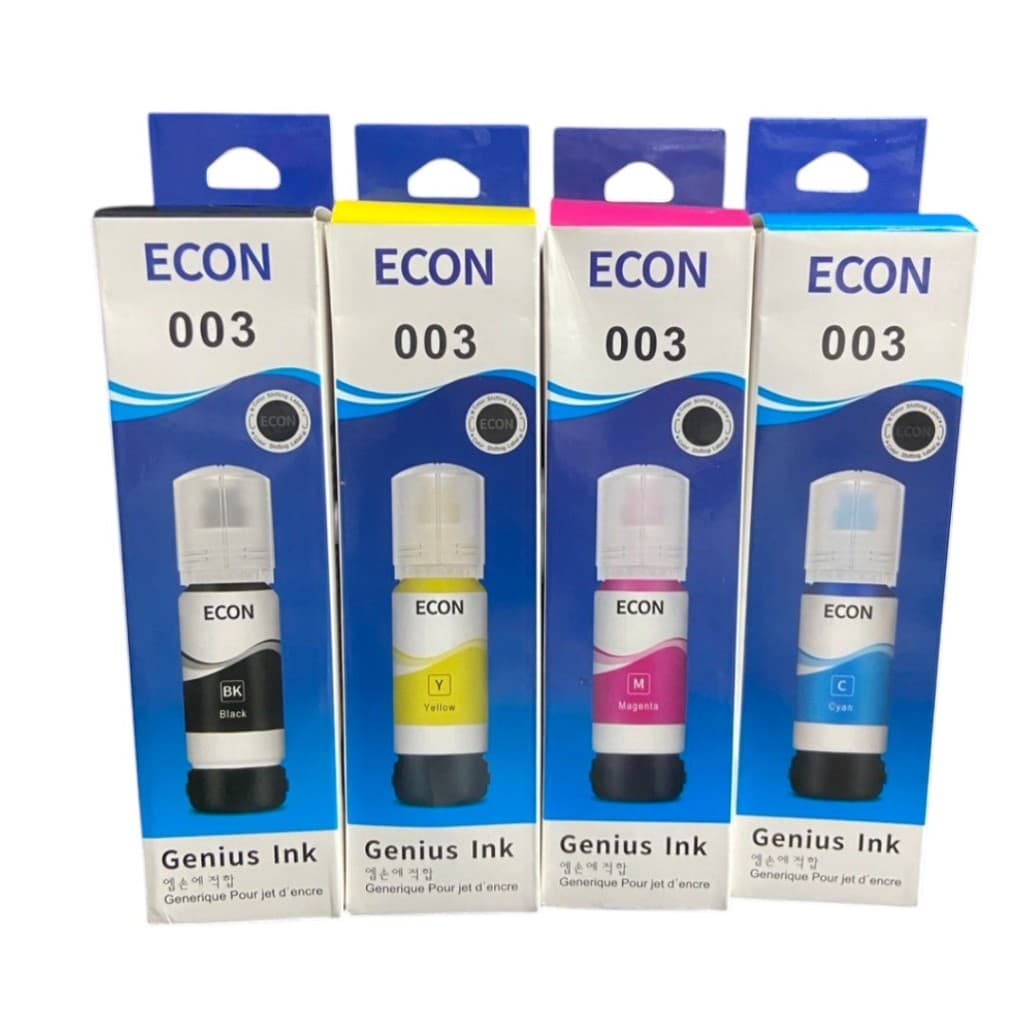 หมึกเติม พรีเมี่ยม ใช้กับเครื่องปริ้น Epson 003 L1110,L3100,L3101,L3110,L3150,L5190 เกรดเอ