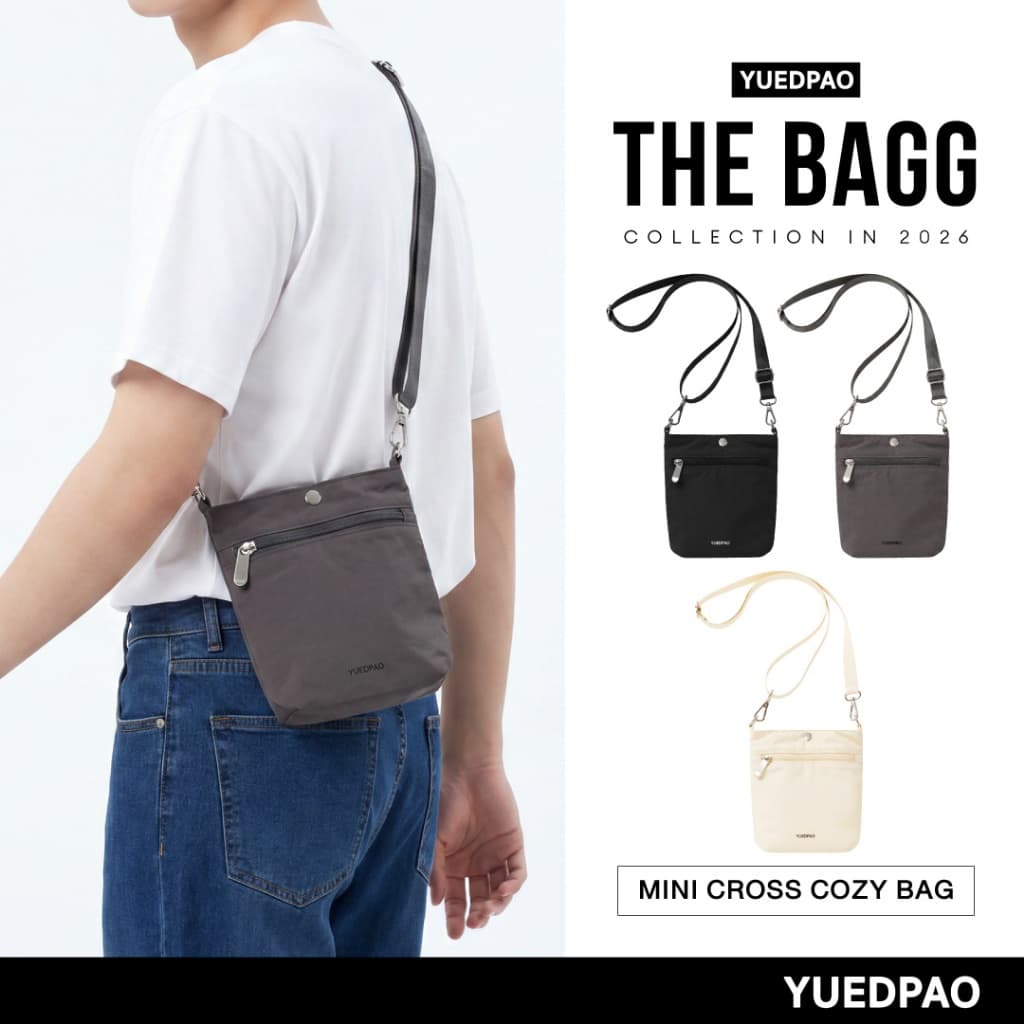 Yuedpao Mini Cross Cozy Bag กระเป๋าสะพายข้าง ผ้าไนลอน น้ําหนักเบา กระเป๋าอเนกประสงค์ ใส่มือถือได้