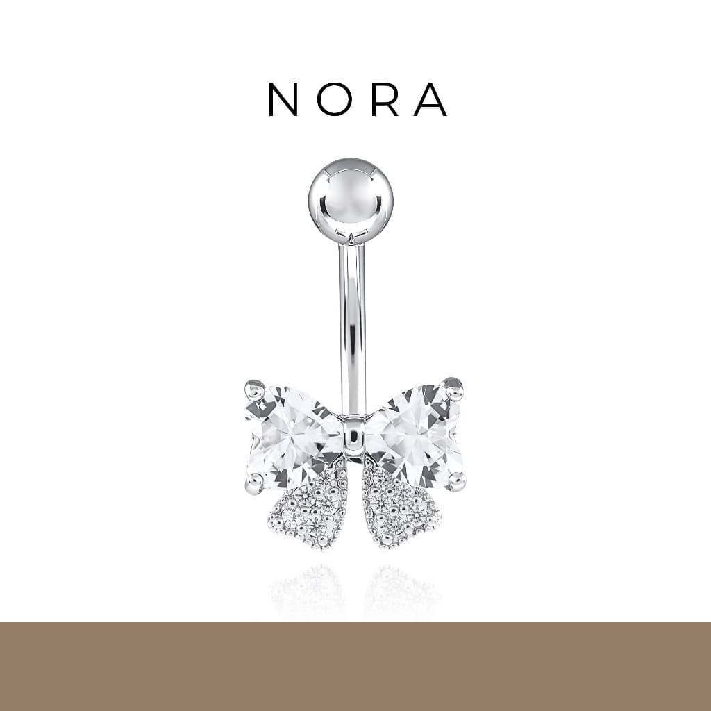 Jewelry แหวนสะดือ ปุ่มท้องแหวน สเตนเลส ใกล้ชิด เจาะสะดือ เครื่องประดับหน้าท้อง NR260749