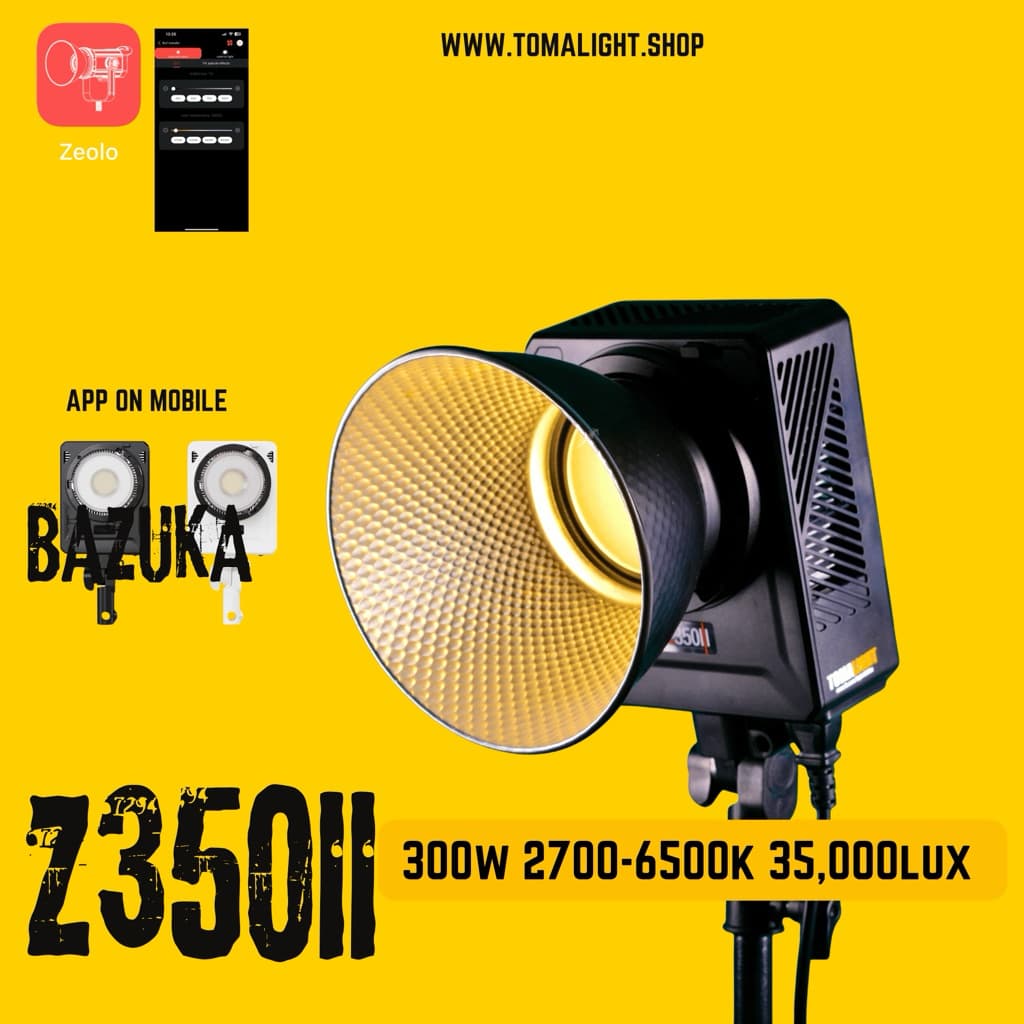Z350II ไฟต่อเนื่อง LED 350w ขนาดเล็กกําลังแรงพกพาง่ายมาก