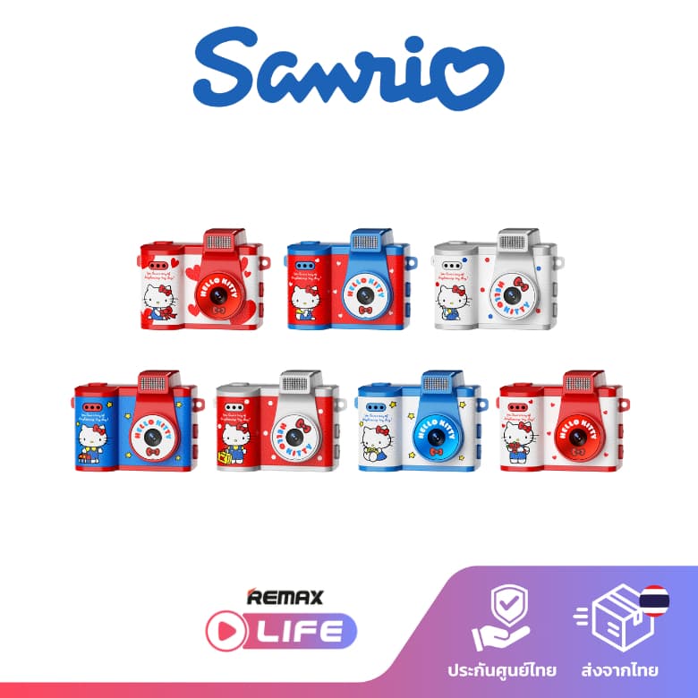 Sanrio Hello Kitty Mini Camera รุ่น Energy Signal Series กล้องดิจิตอลจิ๋ว จอ IPS HD แบต 200mAh ลิขสิทธิ์แท้