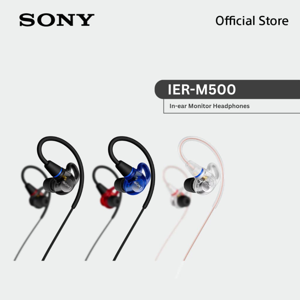 Sony หูฟัง In Ear รุ่น IER-M500 | Noise Isolation& High-quality sound | comfortable and stable fit