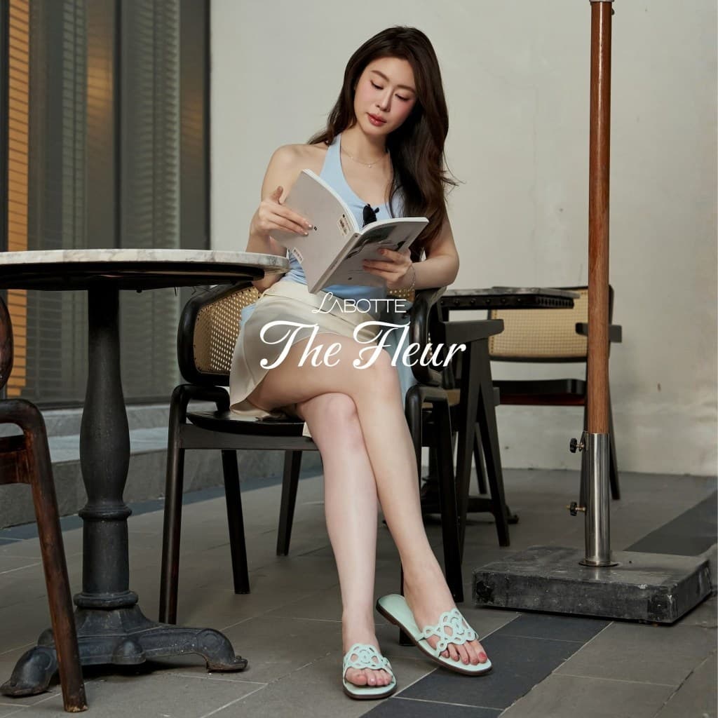 The Fleur - Labotte.bkk รองเท้าแตะ รองเท้าแตะแบบสวม (YH2519-1)