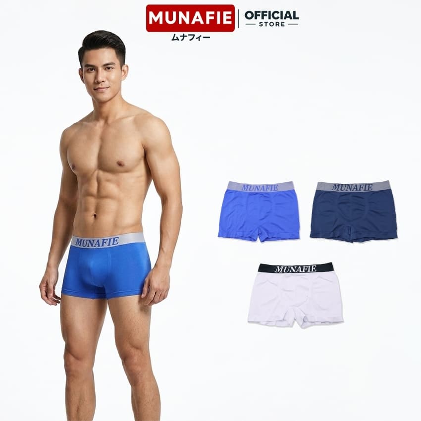 MUNAFIE กางเกงในผู้ชาย แบบขาสั้น ***คุณภาพเดียวกับห้างสรรพสินค้า พรีเมี่ยม 100 %*** No.T115