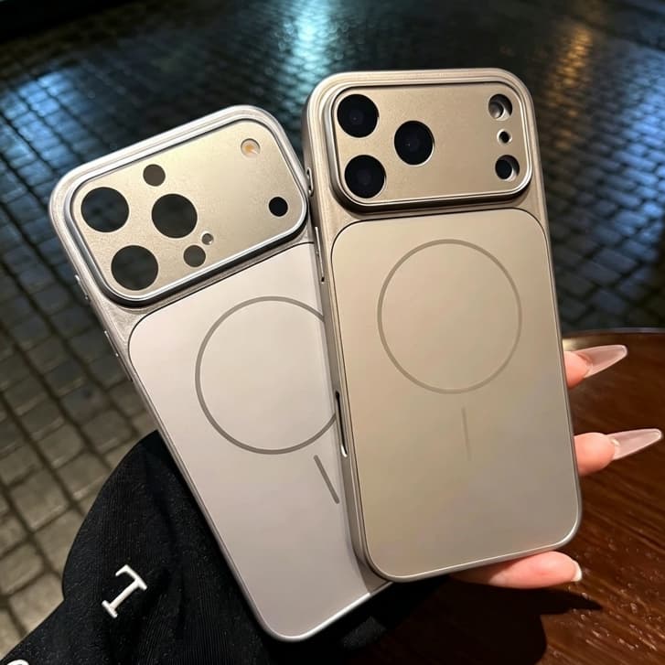 เคสมือถือ For iPhone 11 12 13 14 15 17 16 Pro Max 16promax เคสป้องกันแม่เหล็กกระจกฝ้า…