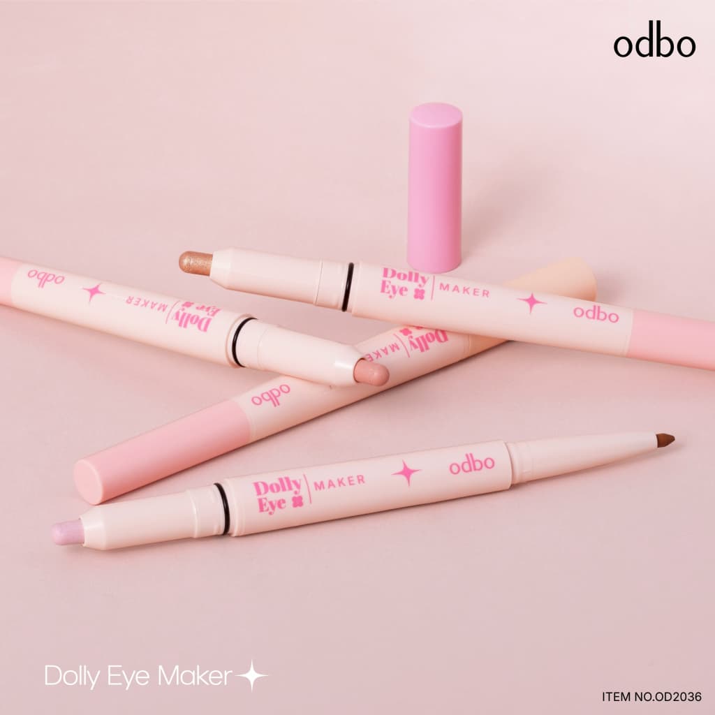 OD2036 ODBO DOLLY EYE MAKER ดินสอเขียนดอลลี่อายส์ เนื้อนิ่มเขียนง่ายติดทนมี4สี รูปที่ 1