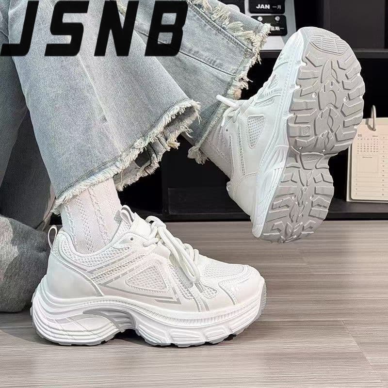 รองเท้าเกาหลี ไซส์ใหญ่ 36-42 - รองเท้าสนีกเกอร์น้ําหนักเบา ใส่ได้ทุกวัน สบายเท้า สําหรับสตรีเท้ากว้าง…