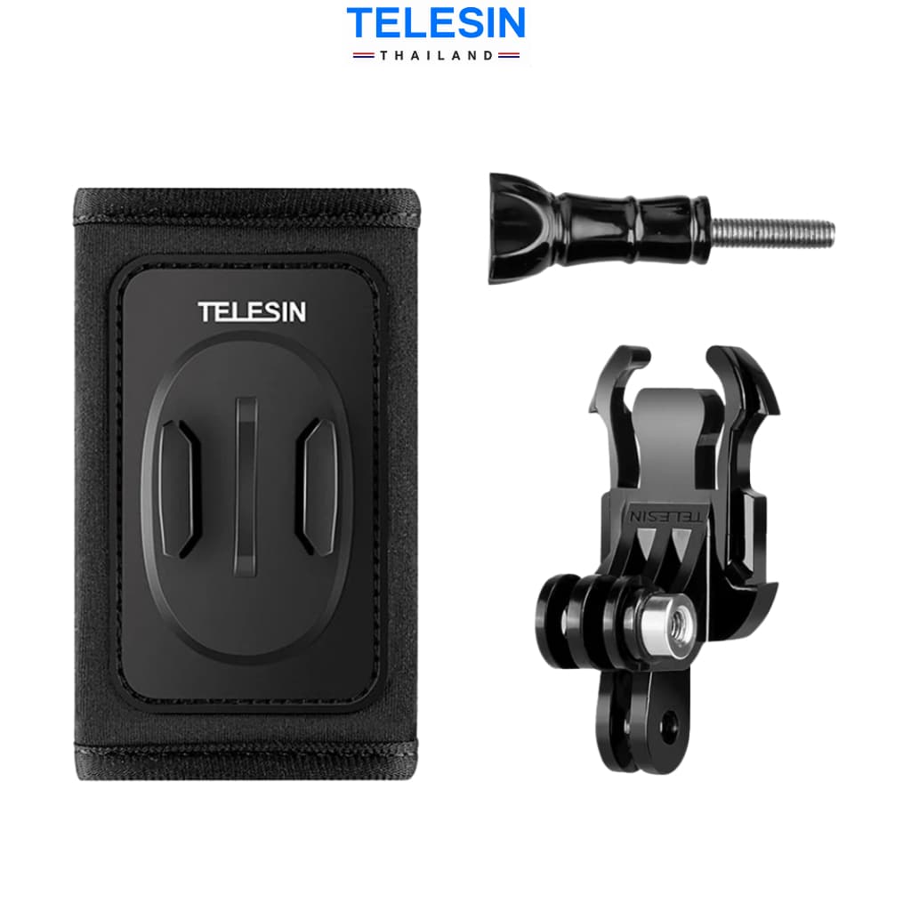 TELESIN GoPro / DJI Osmo / Insta360 Backpack Strap Mount (GP-BPM-003)