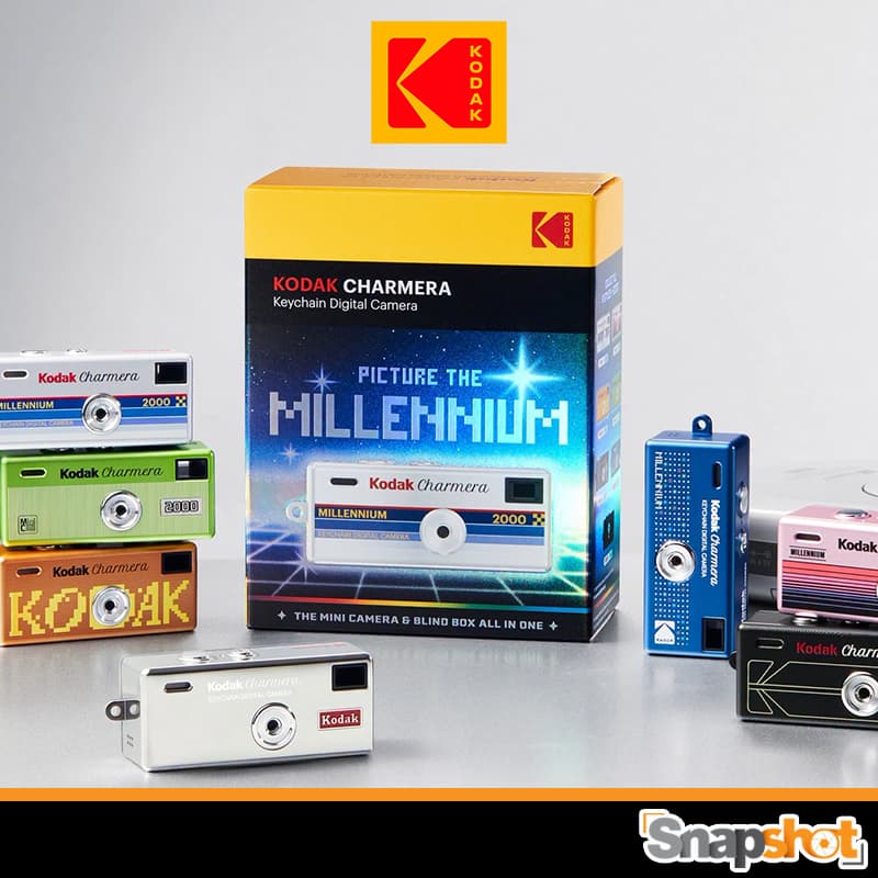 KODAK Charmera MILLENNIUM 2000 Keychain Digital Camera Blind Box กล่องสุ่มกล้องดิจิตอล ประกันศูนย์ Kodak