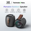 GOOJODOQ Ab4105 ลําโพง Bluetooth 5.4 ลําโพงพกพา สเตอริโอ Rgb เสียงเบส TWS FM