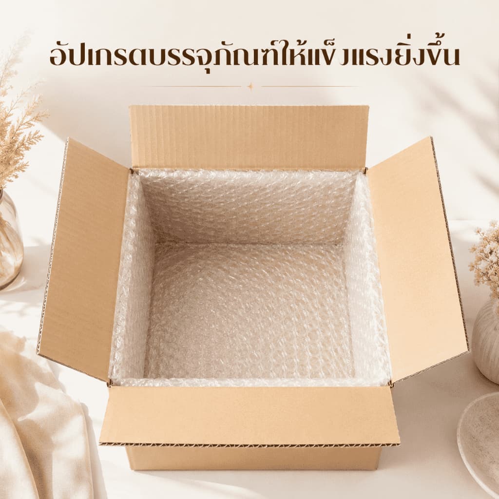 📦ตัวเลือกบรรจุภัณฑ์อัปเกรด ลดความเสี่ยงสินค้าเสียหายระหว่างจัดส่ง บรรจุภัณฑ์อัปเกรดเกรดหนา ป้องกันรอย…